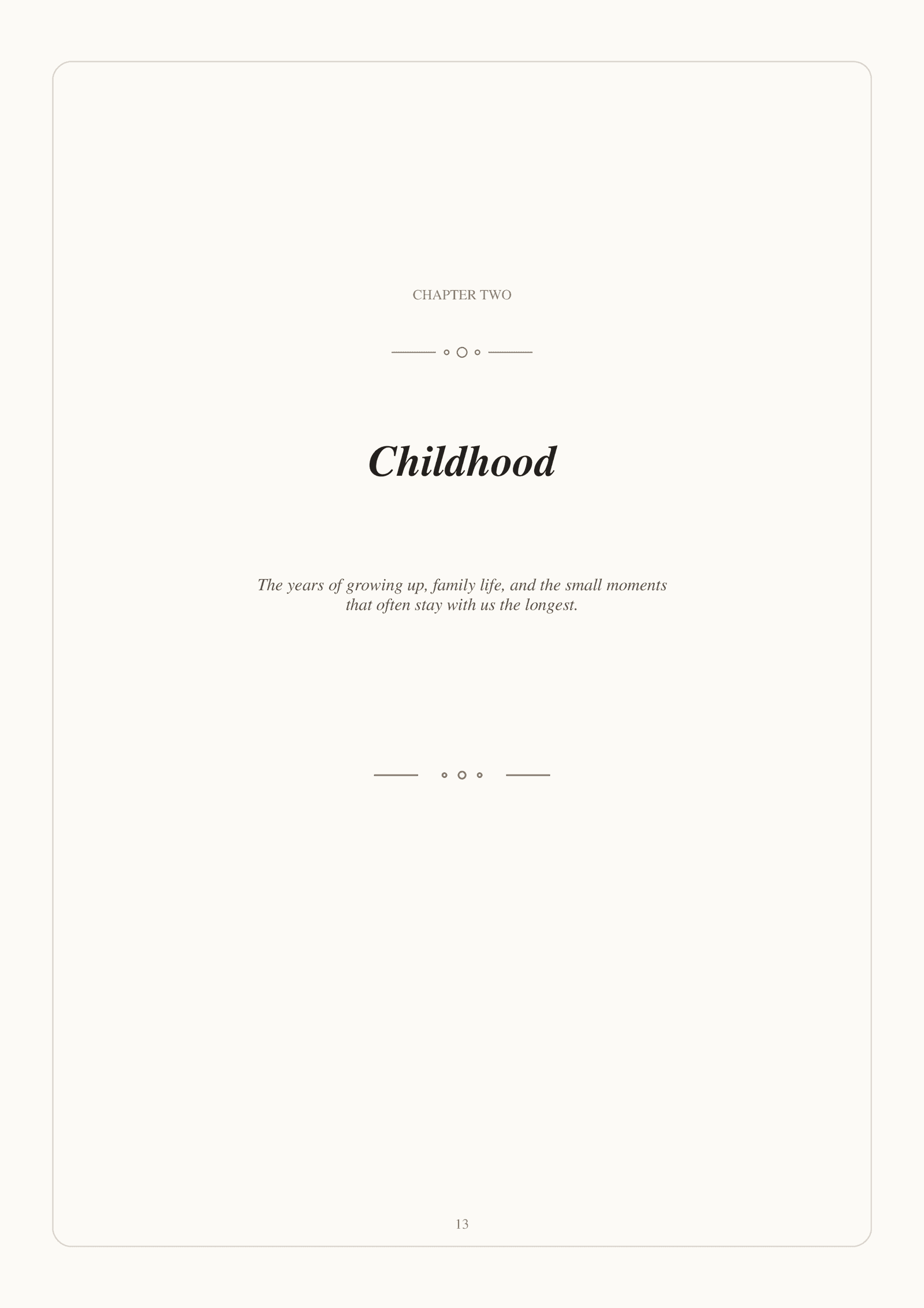 Chapter opener page